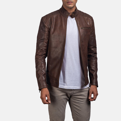 brown Real leather jacket