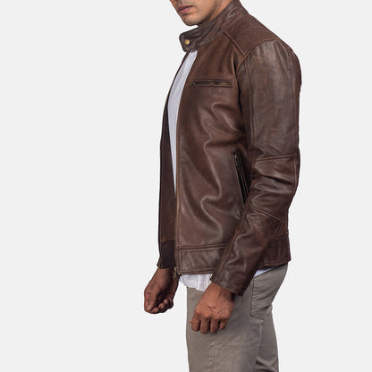 brown Real leather jacket