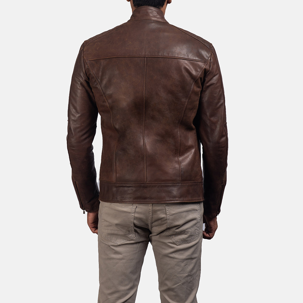 brown Real leather jacket