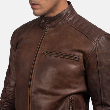 brown Real leather jacket